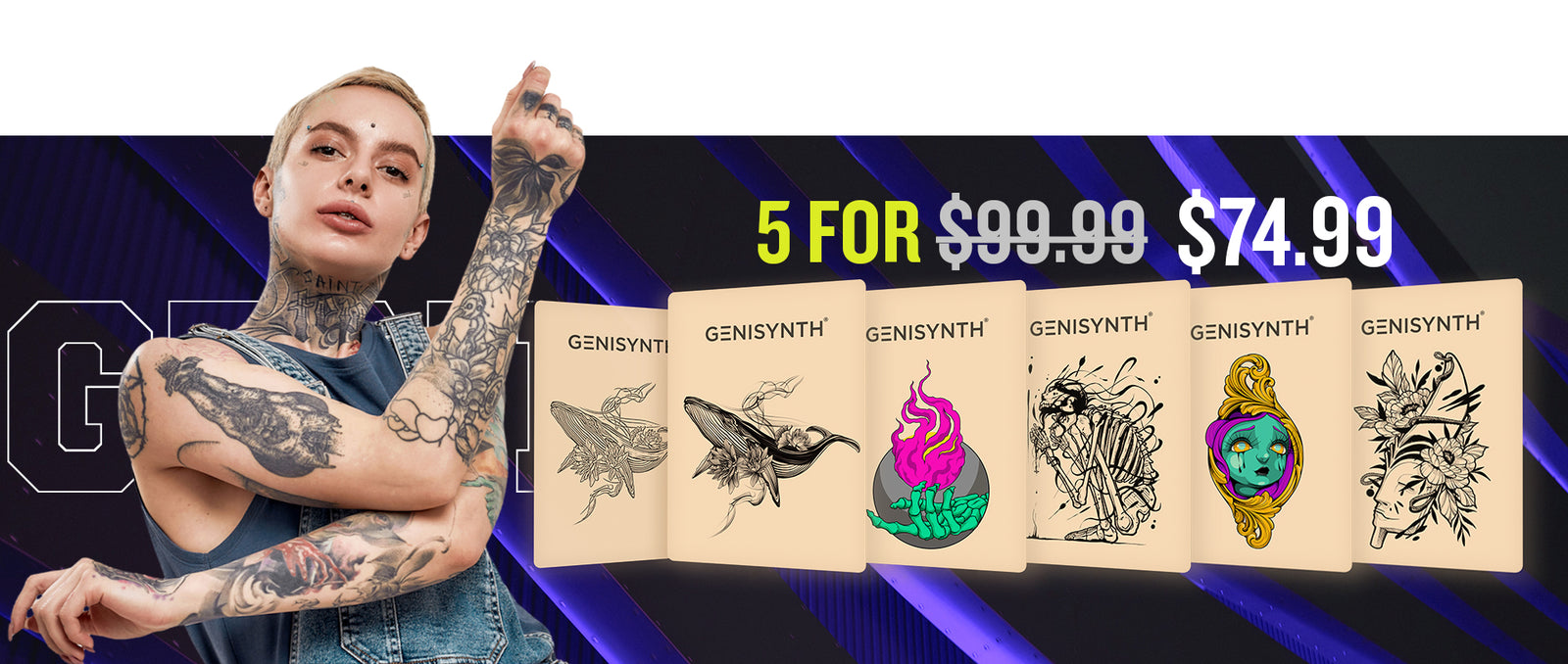 Create a New Age Portfolio with Genisynth's Tattoo Practice Skins