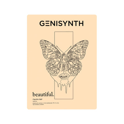 Butterfly Face Tattoo Desing by Genisynth