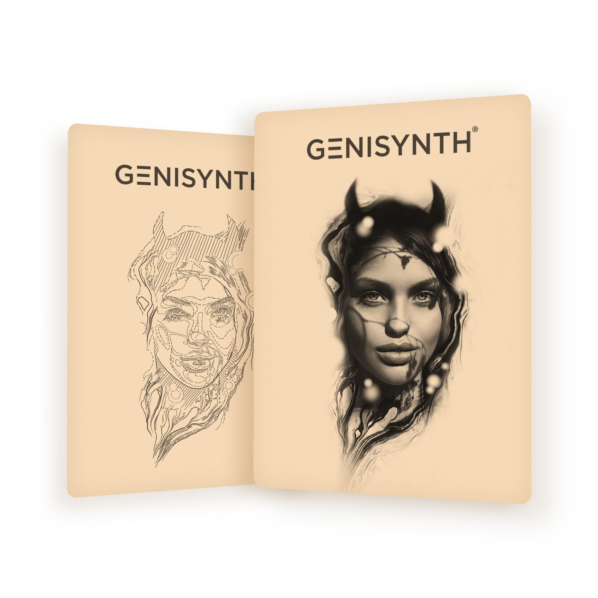 Female Devil Practice Tattoo Desing by Genisynth
