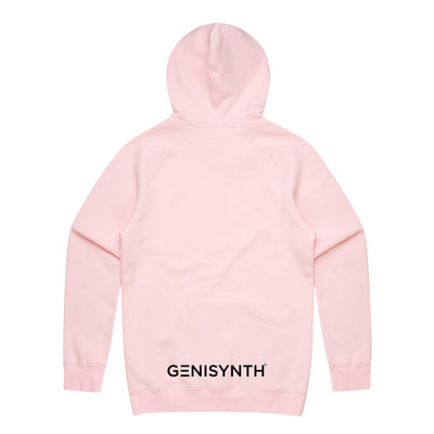 Genisynth Black on Pink Logo Hoodie
