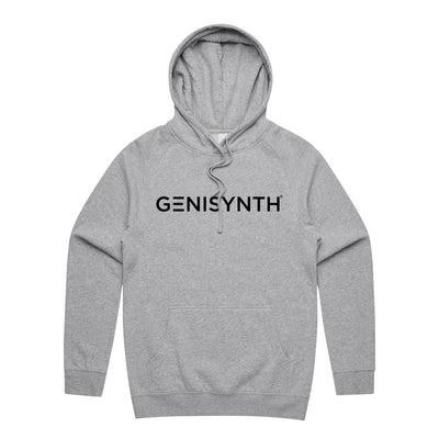 Genisynth Logo on Supply GreyHoodie